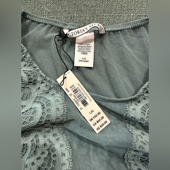 NWT Victoria Secret body lace body suit L - Picture 2 of 8